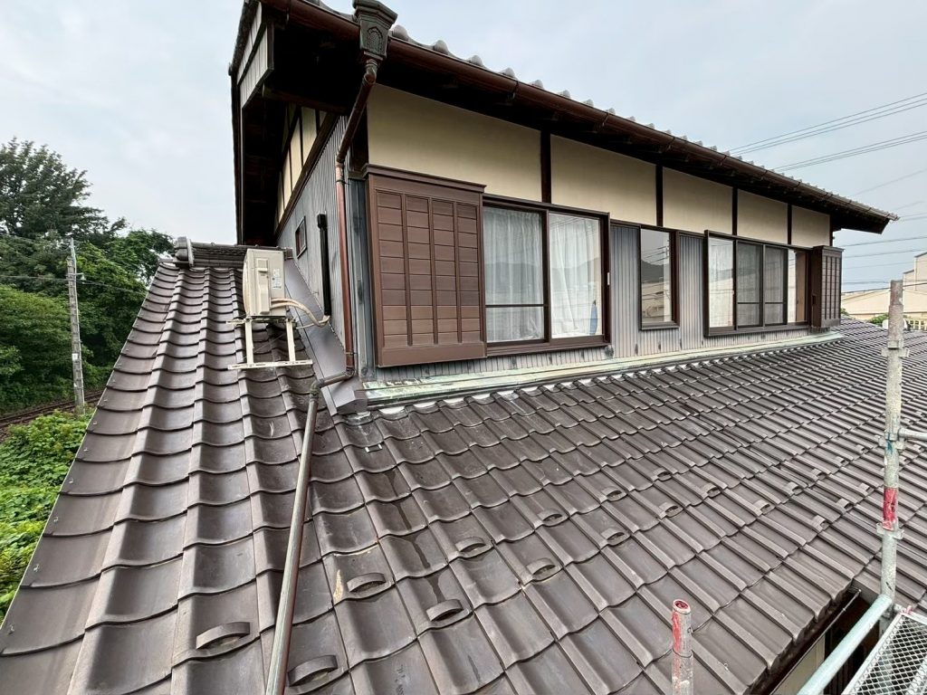 補修前の屋根全体