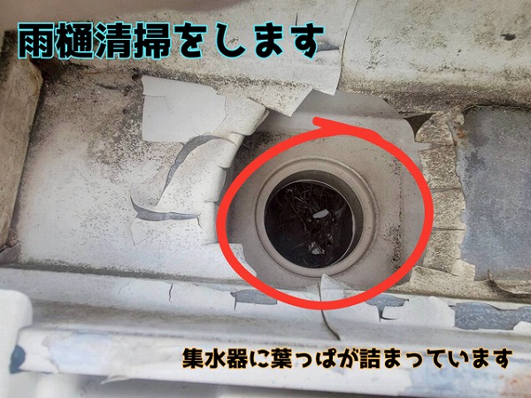 瑞浪市月吉町で雨樋清掃工事！詰まりを解消して排水機能を復活