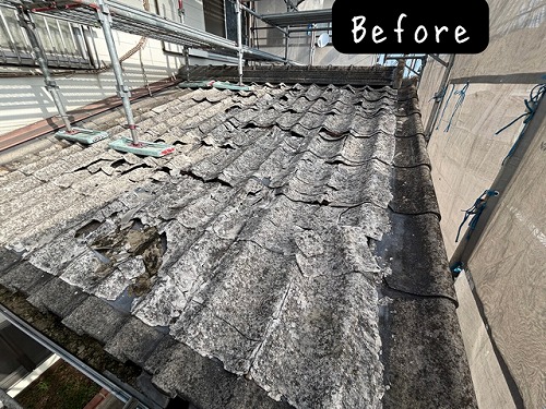 春日井市にて “コスパ良く短工期”！屋根リフォームの葺き替え＆雨樋交換を同時に行うメリット
