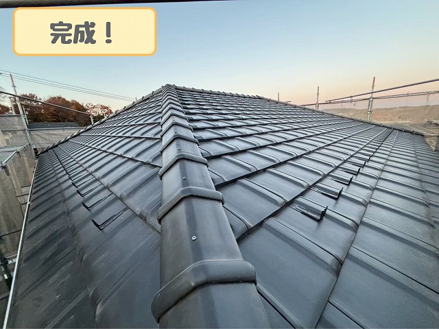 葺き替え完了後の屋根