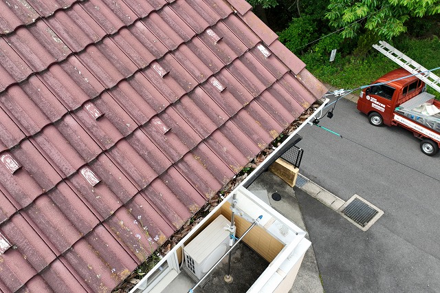 多治見市大薮町　袖瓦ずれ