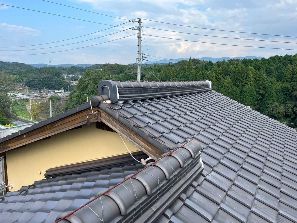補修後の屋根全景
