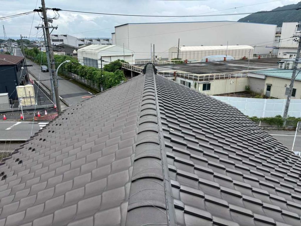 施工完了後の屋根