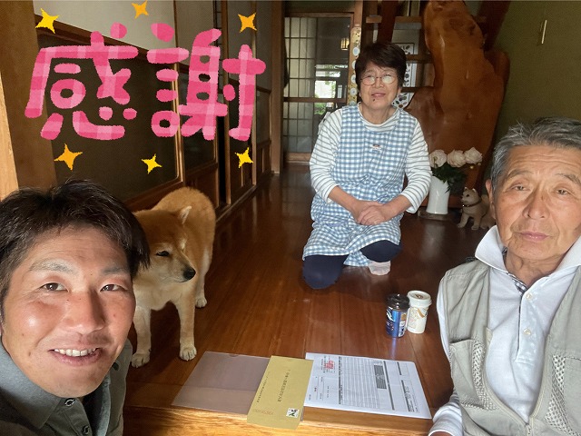 瑞浪市で屋根の棟と筒瓦を積み直し。きめ細やかで誠実な対応に満足