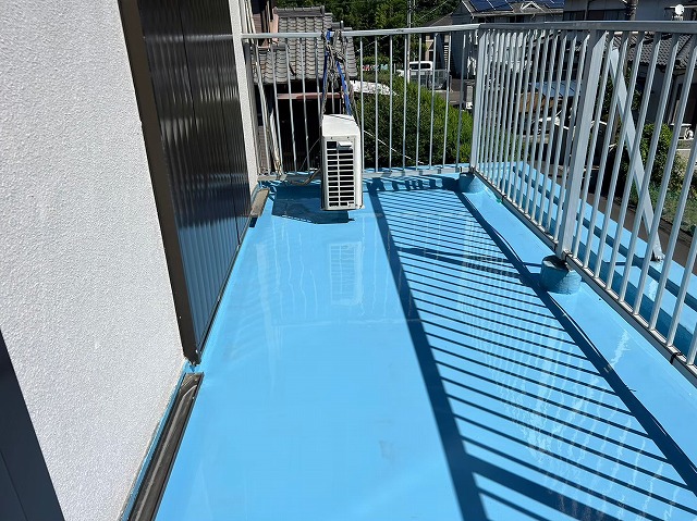 多治見市平井町にてバルコニー防水改修工事 地元の安心感と丁寧対応で大満足