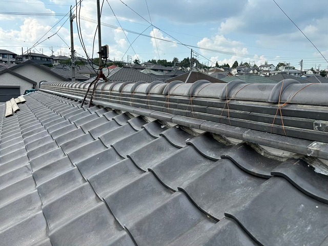 瀬戸市南山町にて瓦屋根棟積み替え工事で安心施工 実績が決め手のお客様の声
