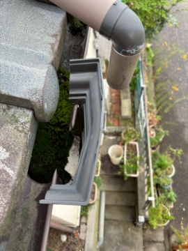 多治見市星ケ台　雨樋