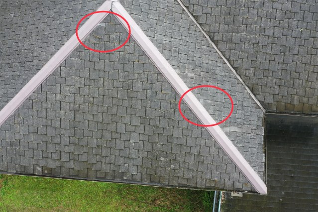 瀬戸市　瓦のぬけ