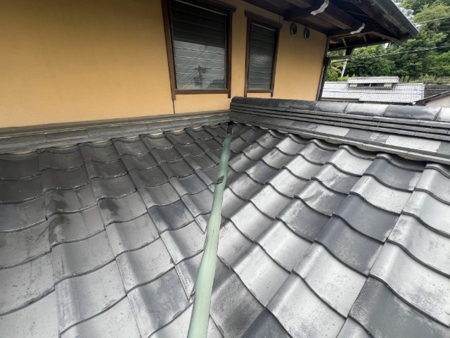 多治見市小田町　瓦のずれ