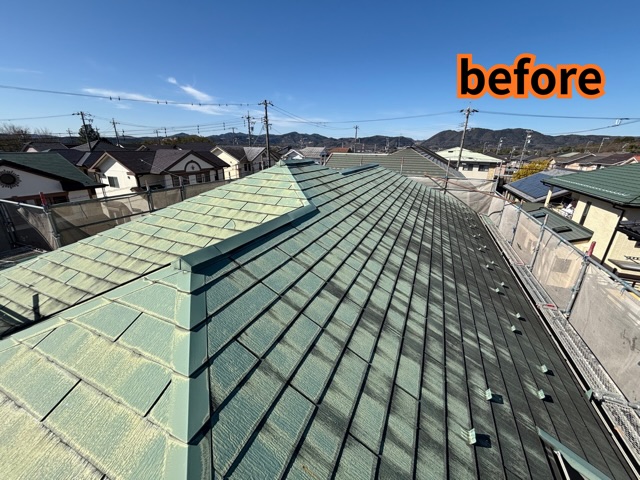 多治見市西坂町にて屋根が新築のように生まれ変わったスーパーガルテクトのカバー工法完成！