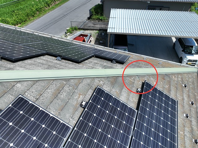 土岐市妻木町　瓦ずれ