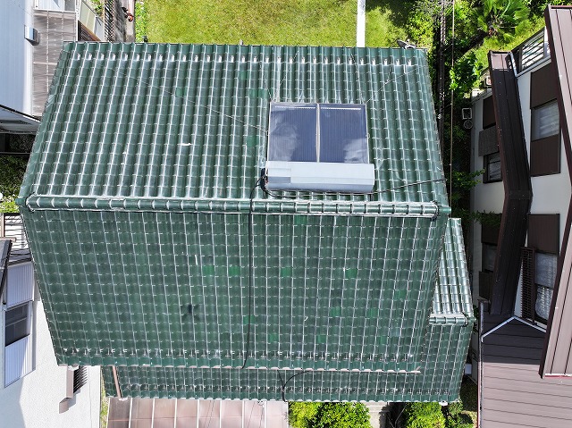 可児市若葉台｜雨漏り現地調査と瓦ひび割れ確認・葺き替え工事のご提案