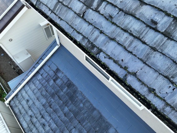 美濃加茂市 瓦の劣化