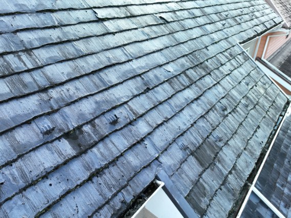 美濃加茂市 瓦の劣化