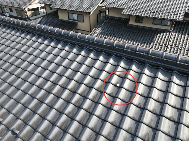 瑞浪市　漆喰はがれ