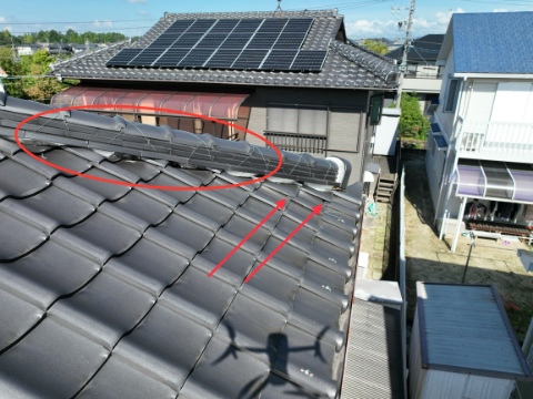 元町　隅棟ずれ