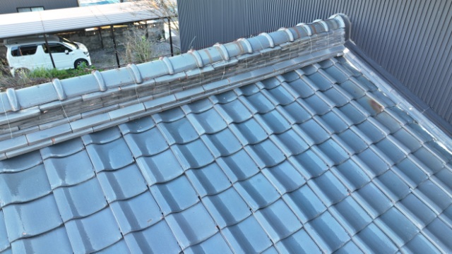 多治見市小泉町　棟のずれ