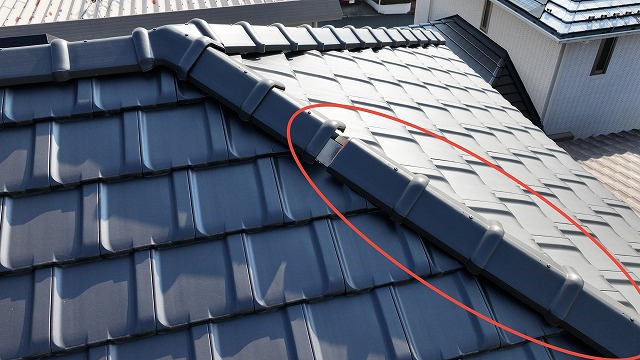 可児市久々利市　棟のずれ