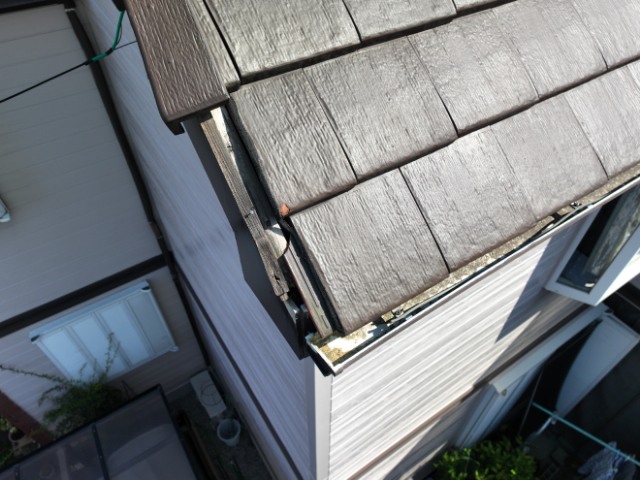 瀬戸市　水無瀬町 袖瓦なくなってる