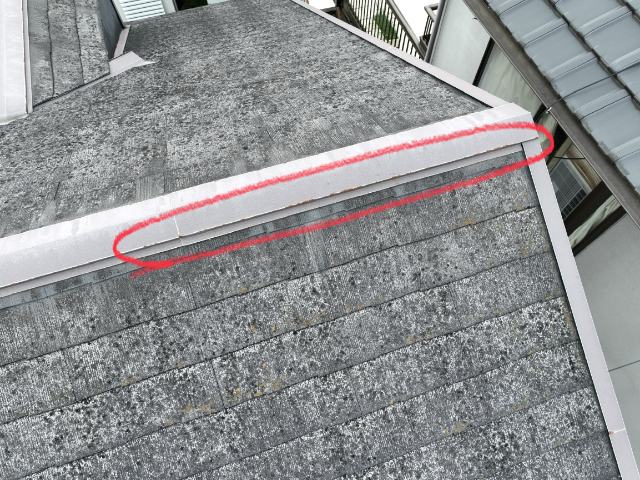 多治見市大針町　釘の浮き