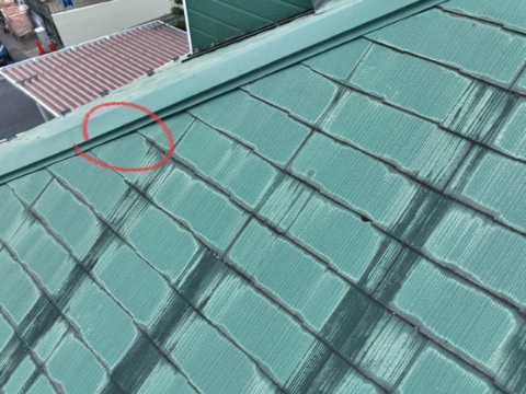 可児市皐ヶ丘　釘の浮き