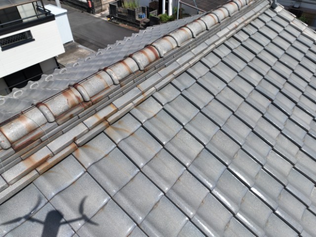 多治見市滝呂町　棟のずれ