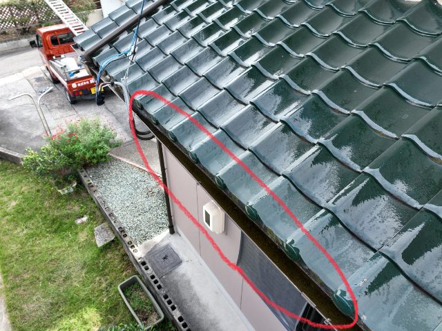 瀬戸市市場町　雨樋劣化