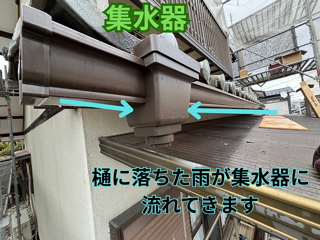 瀬戸市坂上町にて集水器まわり確認中の様子