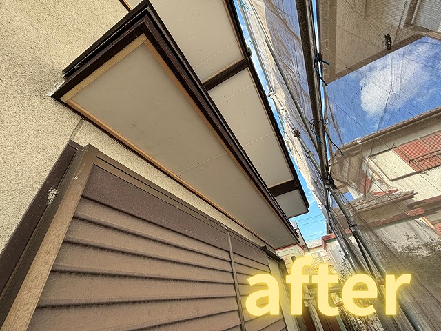可児市愛岐ヶ丘で軒天井工事After