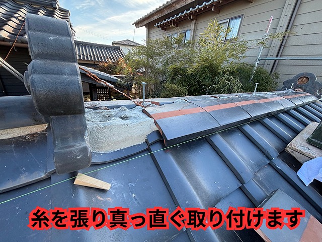 可児市御嵩町｜戸建て住宅の門葺き替え工事｜台熨斗・肌熨斗と南蛮漆喰施工の流れを解説