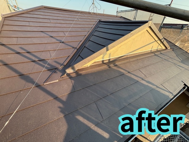 春日井市にて谷部施工後のアフター写真