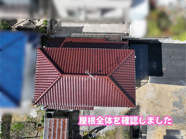 美濃加茂市で瓦屋根の棟まわりが劣化！棟漆喰の補修をおすすめしました