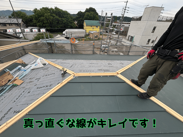 関市笠屋 本体葺き